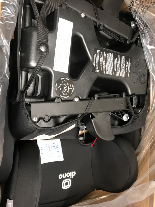 Photo 2 of Diono Cambria 2 XL 2022, Dual Latch Connectors, 2-in-1 Belt Positioning Booster Seat, High-Back to Backless Booster with Space and Room to Grow, 8 Years 1 Booster Seat, Black NEW! Black