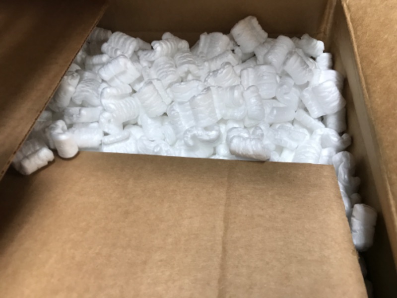 Photo 2 of 1/2 Cu Ft White Bio Tube Recycled Anti Static Packing Peanuts Popcorn Tube Shape Loose Fill | Magicwater Supply
