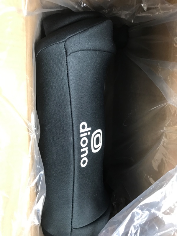 Photo 1 of Diono Solana 2022, No Latch, Single Backless Booster Car Seat, Lightweight, Machine Washable Covers, Cup Holders, Charcoal Gray NEW! Single Charcoal Gray