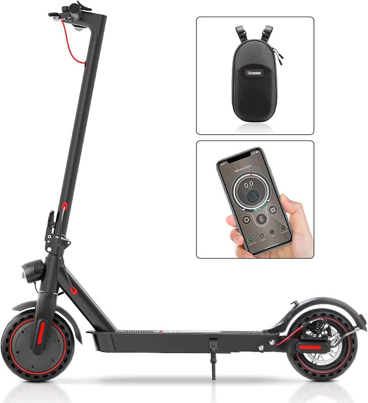 Photo 1 of Electric Scooter 450W Motor 8.5" Solid Tires 18 Miles Long Range for Adults - 19 Mph Max Speed,Smart APP,Dual Brake System