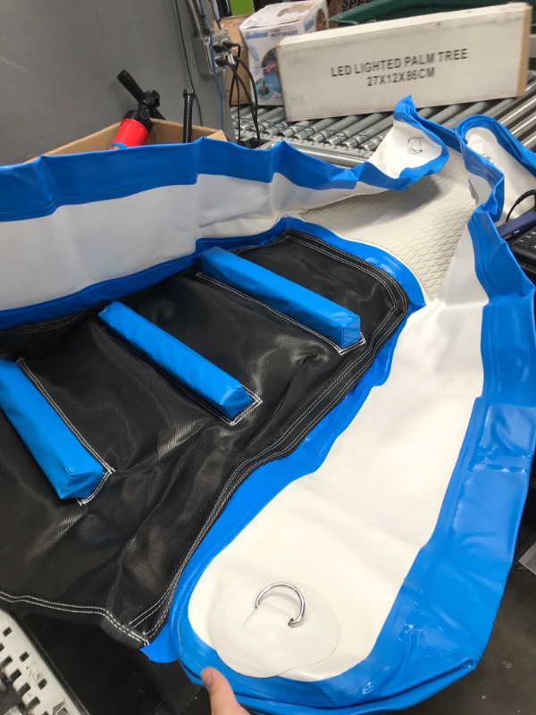 Photo 4 of  Inflatable Pup Plank Dog Float Floating Ramp Ladder For Pools Boats Docks