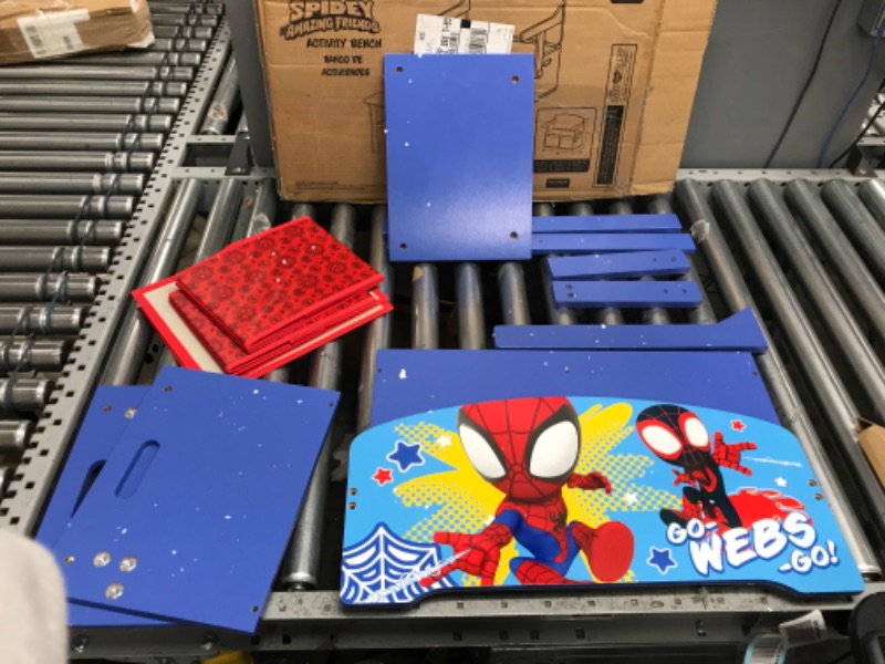 Photo 2 of Delta Children Kids Convertible Activity Bench - Greenguard Gold Certified, Marvel Spidey and His Amazing Friends