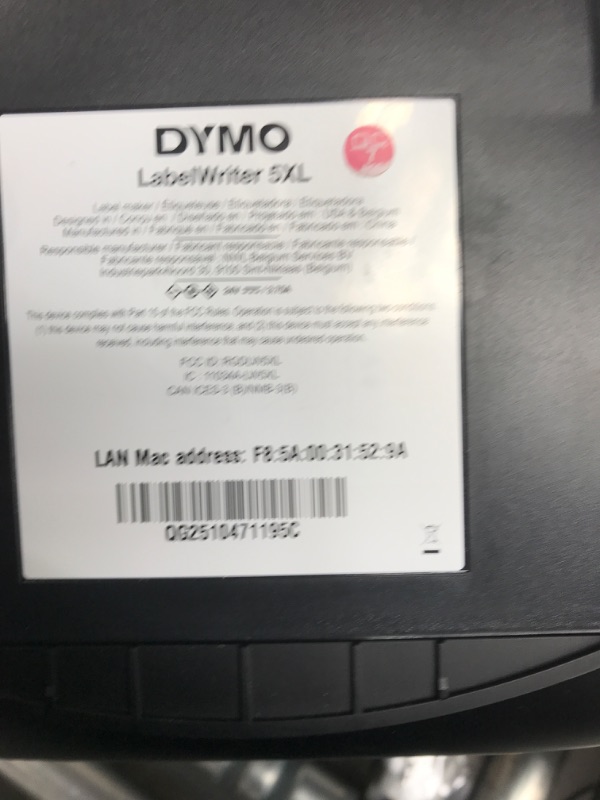 Photo 3 of DYMO LabelWriter 5XL Label Printer, Automatic Label Recognition, Prints Extra-Wide Shipping Labels (UPS, FedEx, USPS) from Amazon, eBay, Etsy, Poshmark, and More, Perfect for eCommerce Sellers LabelWriter 5XL Thermal Label Printers