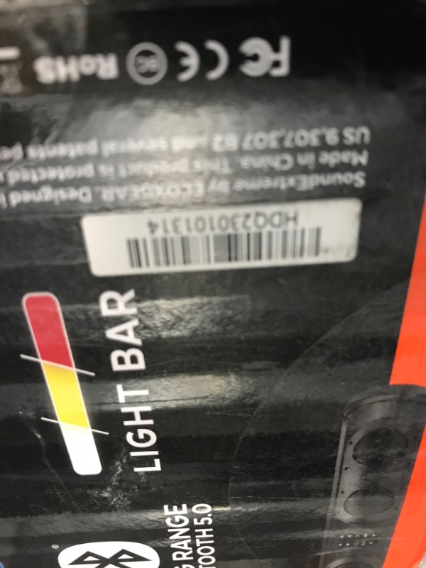 Photo 2 of ECOXGEAR SoundExtreme SE26 Amplified Powersports Bluetooth 8 Speaker Soundbar Waterproof Sandproof with LED Lighting 500 Watts of Peak Power