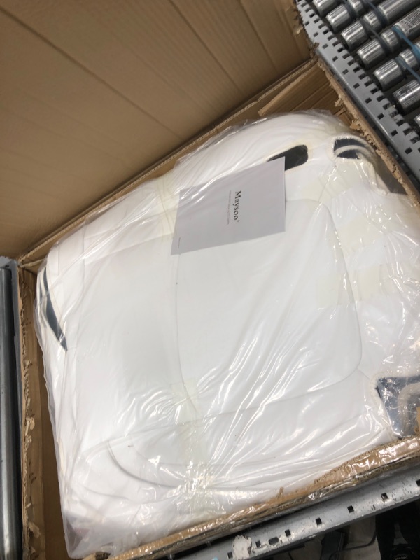 Photo 2 of Maysoo Tesla Seat Covers Model Y White Car Seat Covers(White-Organosilicon,Model Y(Full Set)) White Organosilicon model Y(full set)