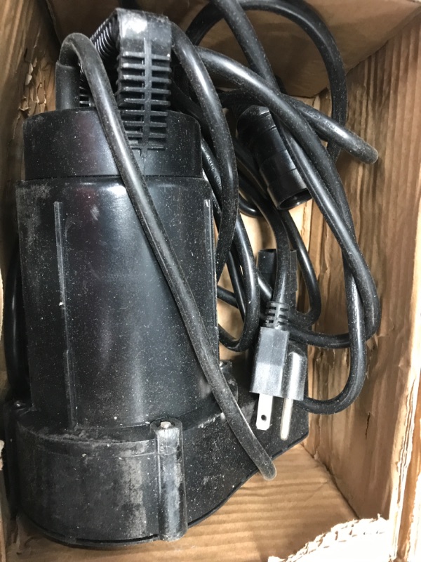 Photo 1 of EcoPlus 1500 Elite Submersible Water Pump, Bottom Intake & Removes Down To 1/8", 1500 GPH Bottom Draw Bottom Draw Water Pump | 1500 GPH