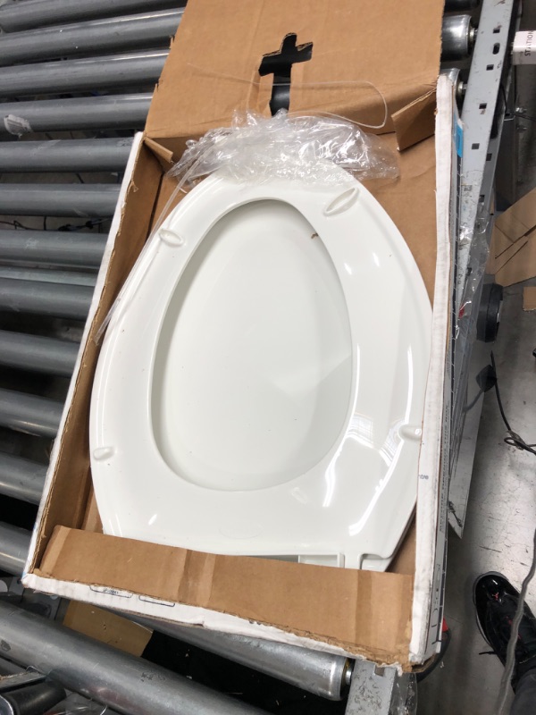 Photo 2 of ***DAMAGED - SEE PICTURES/NOTES*** Kohler K-4774-0 Brevia Elongated White Toilet