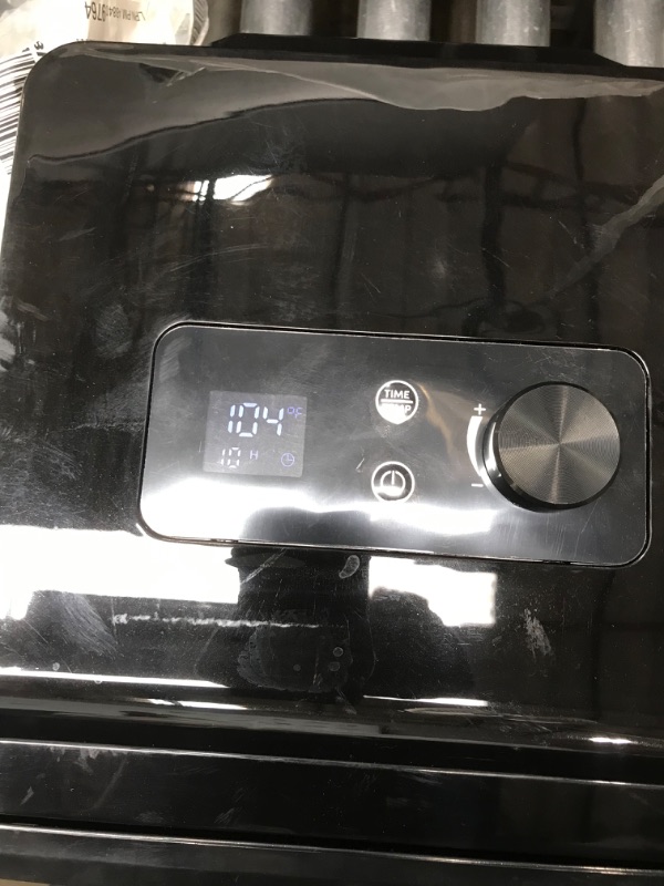 Photo 1 of Elite Gourmet EFD308 Food Dehydrator, Stainless Steel Trays Food Dehydrator, Adjustable Temperature Controls, Jerky Herbs Fruit Veggies Snacks 4 Stainless Steel Trays Black