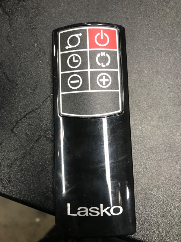 Photo 4 of Lasko 1500W Digital Ceramic Space Heater with Remote, 755320, Silver