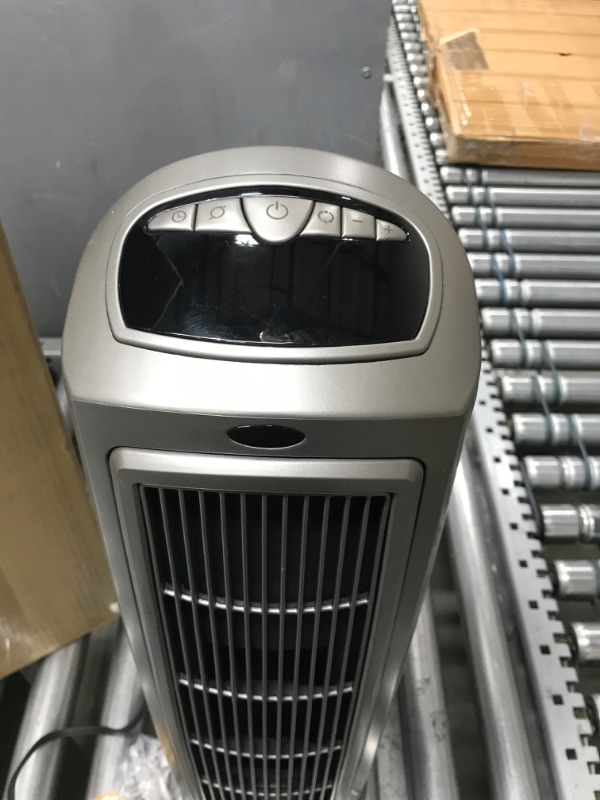 Photo 5 of Lasko 1500W Digital Ceramic Space Heater with Remote, 755320, Silver