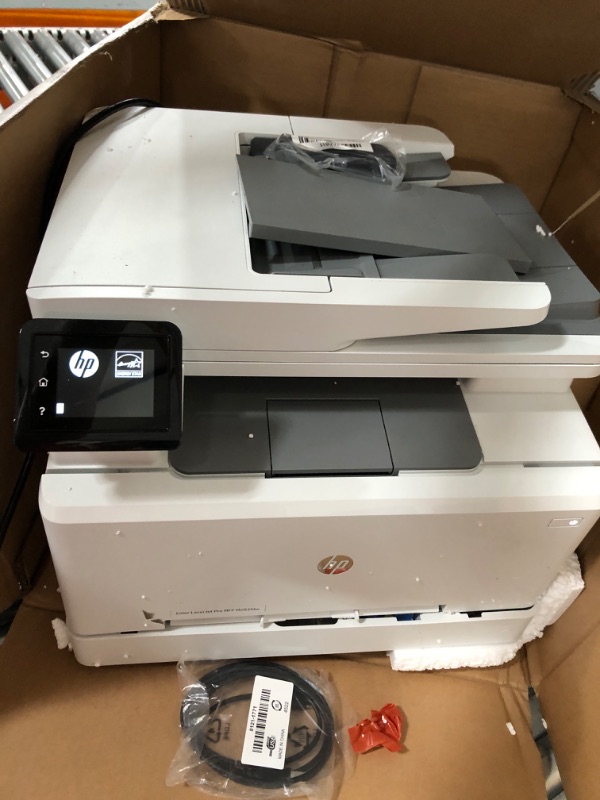 Photo 5 of HP Color LaserJet Pro M283fdw Wireless All-in-One Laser Printer, Remote Mobile Print, Scan & Copy, Duplex Printing, Works with Alexa (7KW75A)
