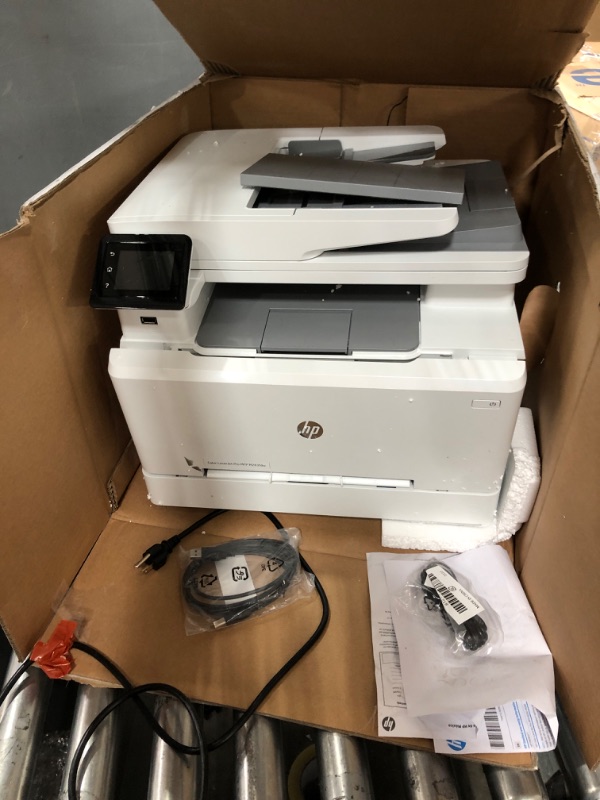 Photo 2 of HP Color LaserJet Pro M283fdw Wireless All-in-One Laser Printer, Remote Mobile Print, Scan & Copy, Duplex Printing, Works with Alexa (7KW75A)
