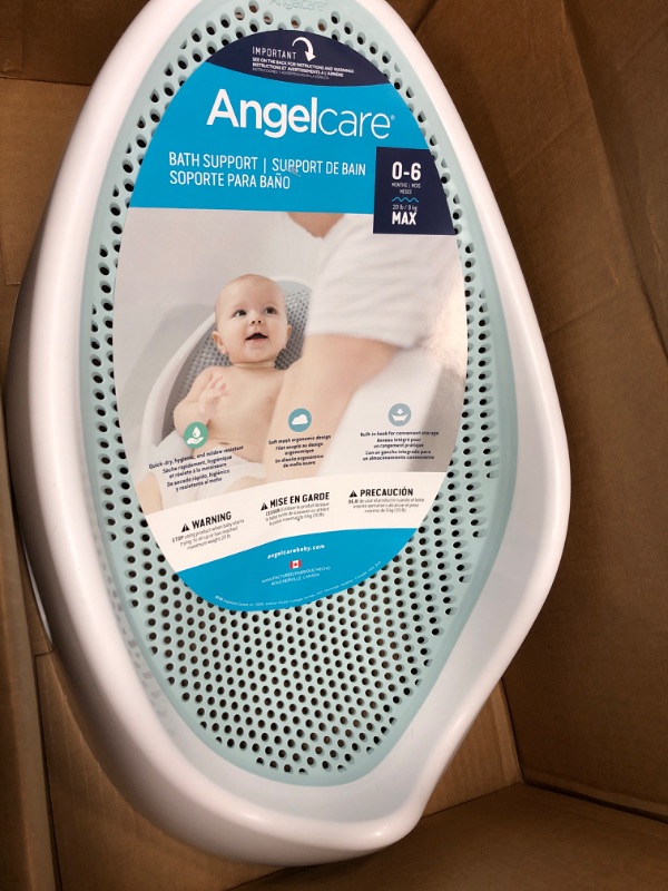 Photo 2 of Angelcare Baby Bath Support, Blue