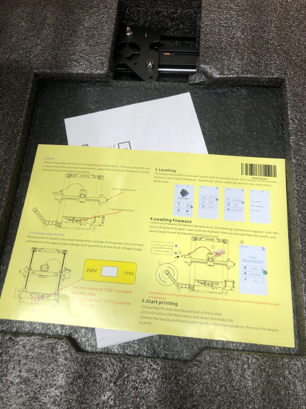Photo 1 of Anycubic Kobra 2 3D Printer, 5X Faster 250mm/s Max. Printing Speed Upgraded LeviQ 2.0 Auto Leveling with Dual-Gear Extrusion System Efficient Precise Delivery Fully Open Source 8.7"x8.7"x9.84"

