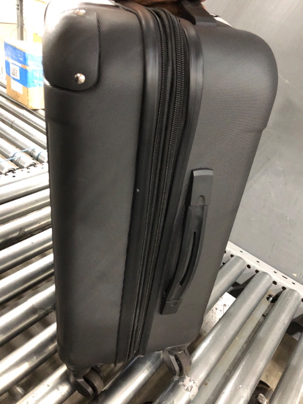 Photo 8 of *** used in good condition *** Travelers Club Chicago Hardside Expandable Spinner Luggage, Black, 
