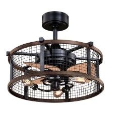 Photo 1 of 
Finish: Oil Rubbed Bronze / Burnished Te
Vaxcel Lighting Humboldt 21" 3 Blade Indoor Ceiling Fan with Remote Control