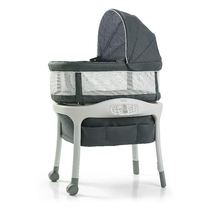 Photo 1 of 
Graco Sense2Snooze Bassinet with Cry Detection Technology | Baby Bassinet Detects and Responds to Baby's Cries to Help Soothe Back to Sleep, Ellison ,...
Style:With Cry Detection
Color:Ellison