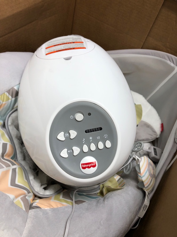 Photo 2 of 
?Fisher-Price Snow Leopard Baby Swing, Dual-Motion Newborn Seat with Music, Sounds, and Motorized Mobile