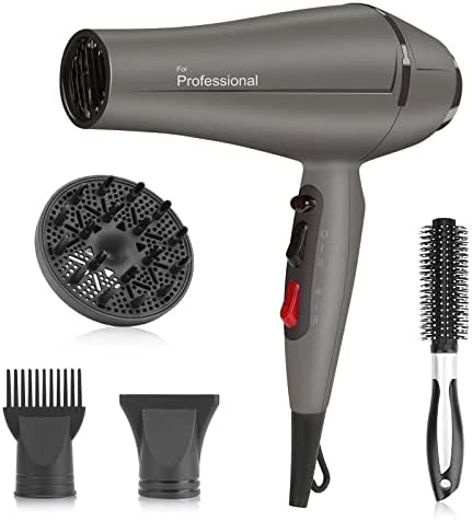 Photo 1 of Faszin Ionic Hairdryer, 2400W Super Fast Professional Hair Dryer, Real Blow-Dry No Baking Dry, 57? Constant Heat, Triple-L Plus Technology Heat Resistant, with 4 Styling Diffusers [Storm Series S100]
