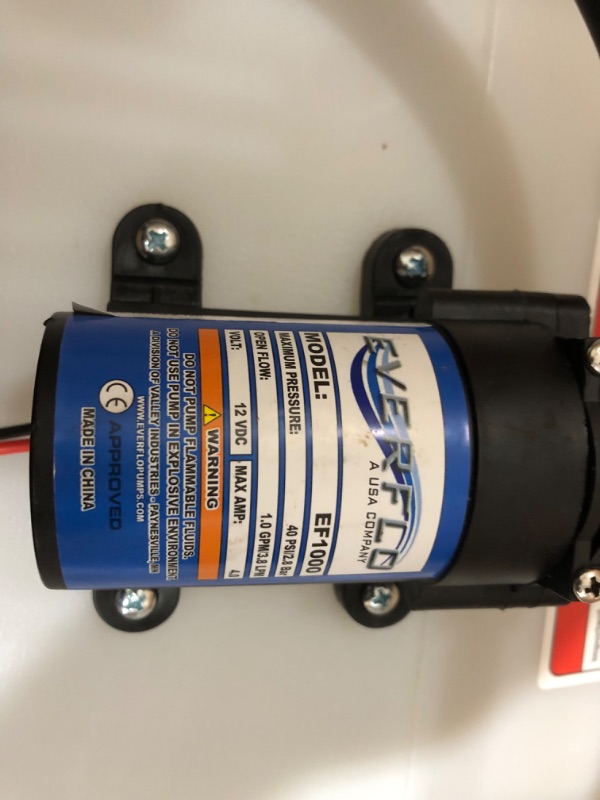 Photo 1 of *** USED *** *** UNABLE TO TEST *** Master Manufacturing SSN-01-015A-MM 15 Gallon Spot Sprayer, White
