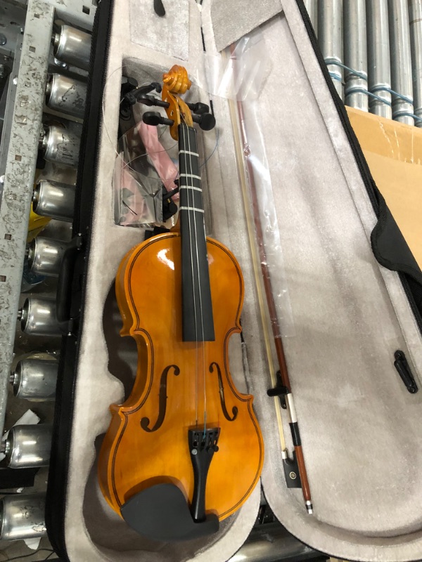 Photo 1 of *** USED *** DEBEIJIN Student Kids Adults Violin - Premium Violin for Kids Beginners - Ready To Play 3/4 Violin - Handcrafted Beginner Violin