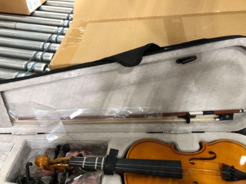 Photo 2 of *** USED *** DEBEIJIN Student Kids Adults Violin - Premium Violin for Kids Beginners - Ready To Play 3/4 Violin - Handcrafted Beginner Violin