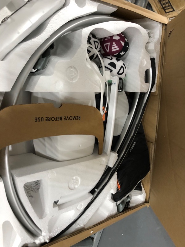 Photo 1 of 4moms MamaRoo Multi-Motion Baby Swing, Bluetooth Baby Swing with 5 Unique Motions, Grey