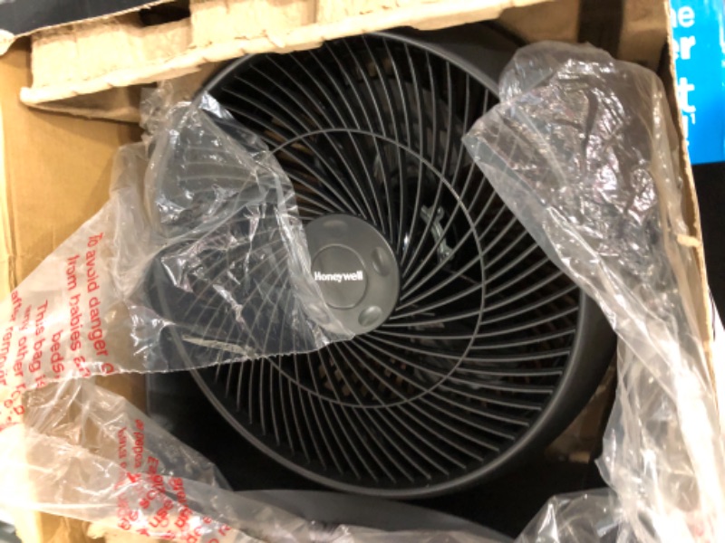 Photo 5 of 12 in. 3 Speed Whole Room Circulator Floor Fan