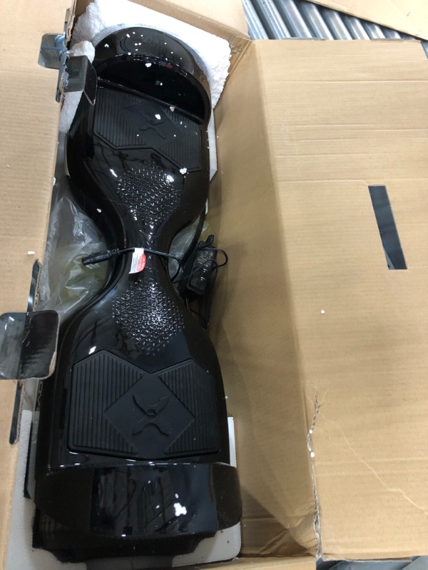 Photo 4 of Hover-1 Helix Electric Hoverboard | 7MPH Top Speed, 4 Mile Range, 6HR Full-Charge, Built-in Bluetooth Speaker, Rider Modes: Beginner to Expert Hoverboard Black