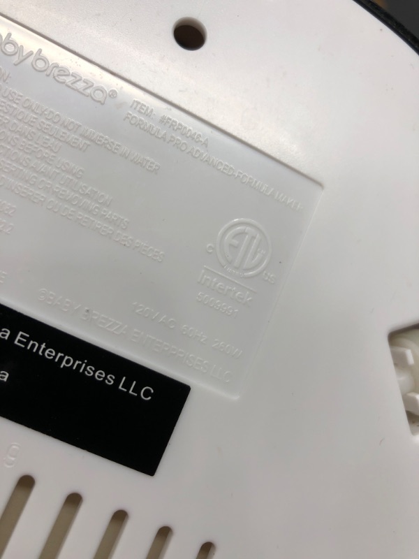 Photo 2 of New and Improved Baby Brezza Formula Pro Advanced Formula Dispenser Machine - Automatically Mix a Warm Formula Bottle Instantly - Easily Make Bottle with Automatic Powder Blending