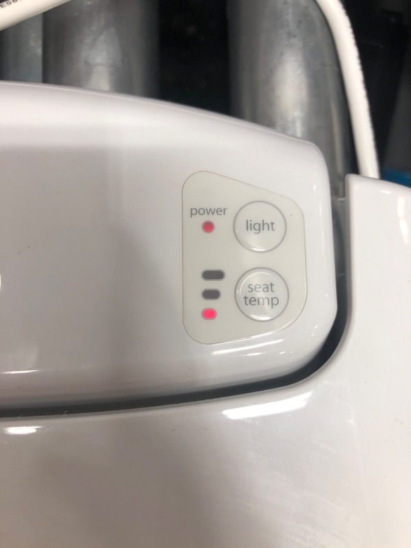 Photo 3 of *** POWERS ON *** BEMIS Radiance Heated Night Light Toilet Seat will Slow Close and Never Loosen & LUXE Bidet Neo 320 - Self Cleaning Dual Nozzle - Hot and Cold Water Non-Electric Mechanical Bidet Toilet Attachment Elongated - White Toilet Seat + Dual Noz