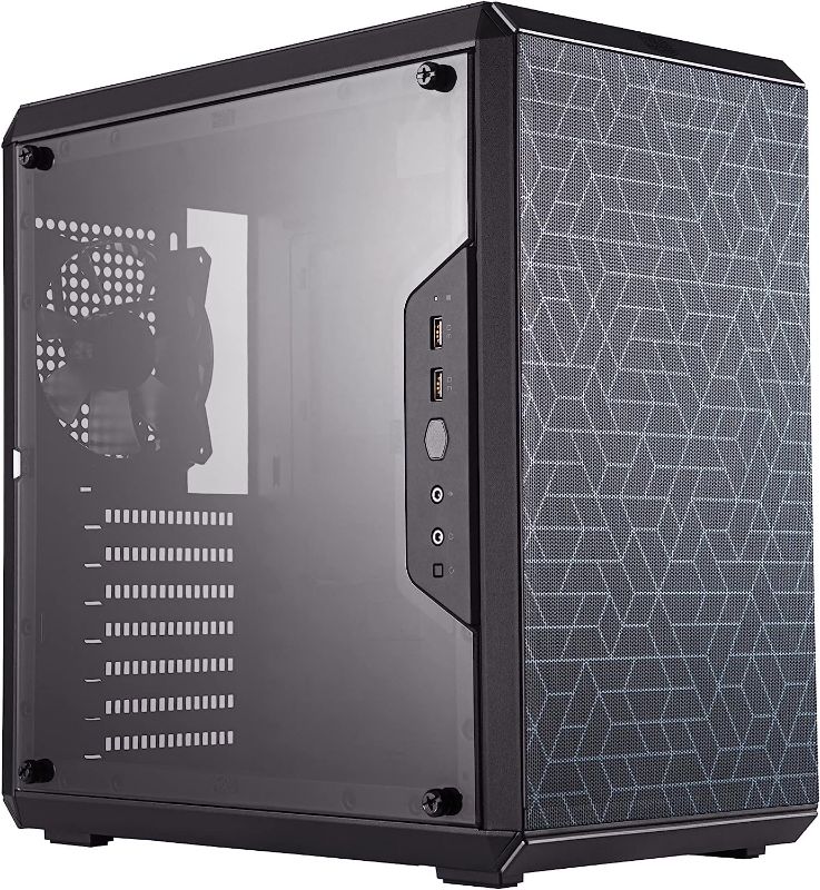 Photo 1 of Cooler Master MasterBox Q500L - ATX Mini Tower Case with Full Side Panel Display, Clean Routing, and Multiple Cooling Options
