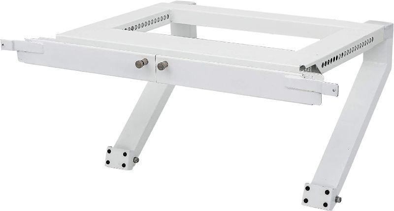 Photo 1 of Top Shelf TSB-2438 Universal Heavy Duty Window Air Conditioner AC Support Bracket -Holds Up to 200 lbs., No Drilling or Tools Required, White
