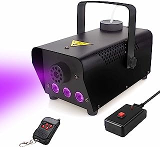 Photo 1 of Fog Machine with lights, Strobe Effect Sound Activated Multi-mode 7 Color LED 400 Watt Portable Fog Machine with Remote Control, Smoke Machines for Parties Halloween Wedding Christmas Dance DJ
123
