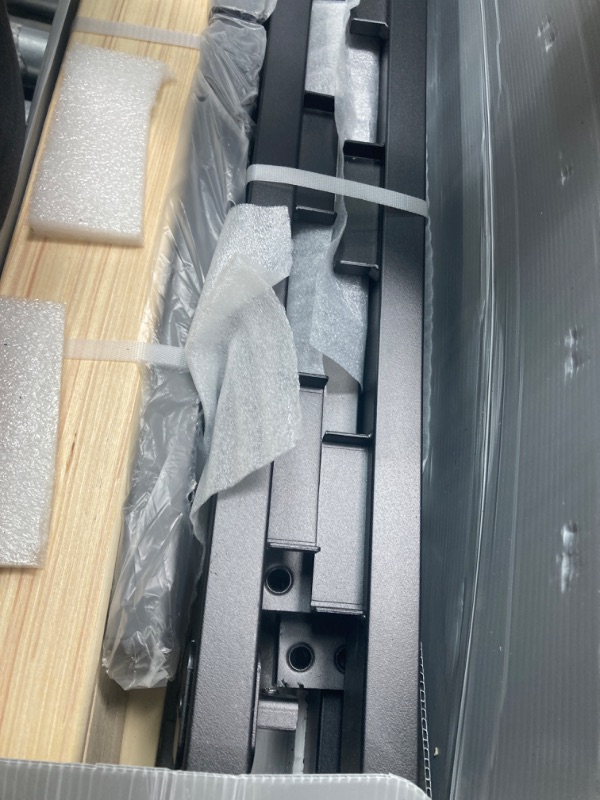 Photo 1 of ZIYOO Twin XL Bed Frame, 14 Inch Metal Platform, No Box Spring Needed, Heavy Duty Wooden Slats Support, Mattress Foundation with Storage, Noise Free, Easy Assembly Twin XL 14 Inch