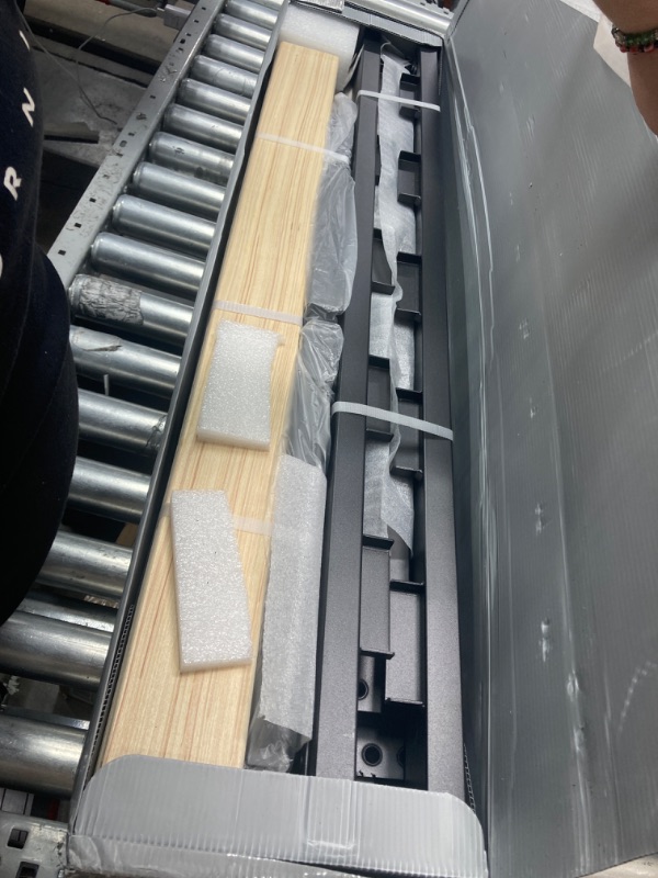 Photo 1 of ZIYOO Twin XL Bed Frame, 14 Inch Metal Platform, No Box Spring Needed, Heavy Duty Wooden Slats Support, Mattress Foundation with Storage, Noise Free, Easy Assembly Twin XL 14 Inch