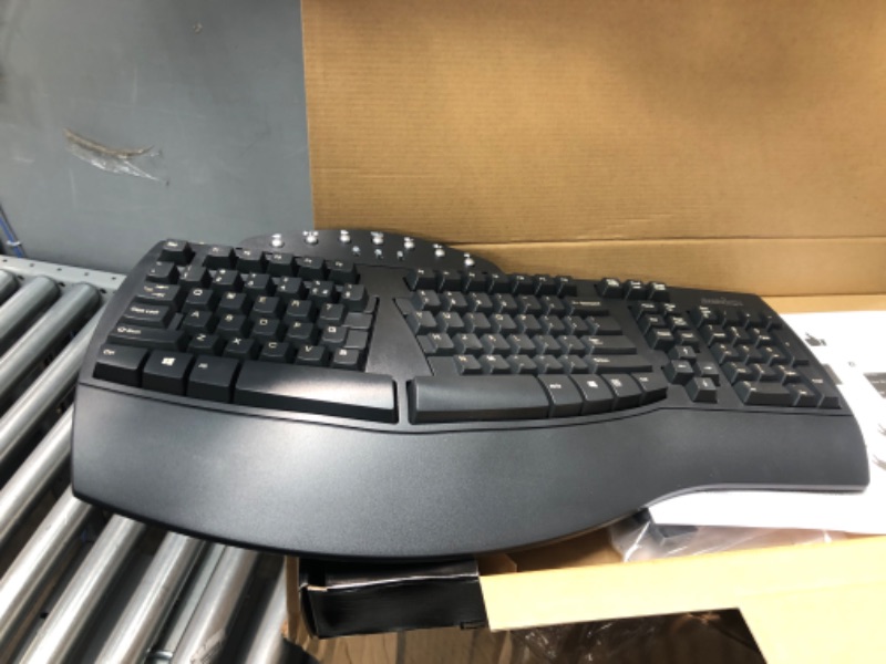 Photo 2 of Wireless Ergonomic Keyboard with Gel Wrist Rest Bundle