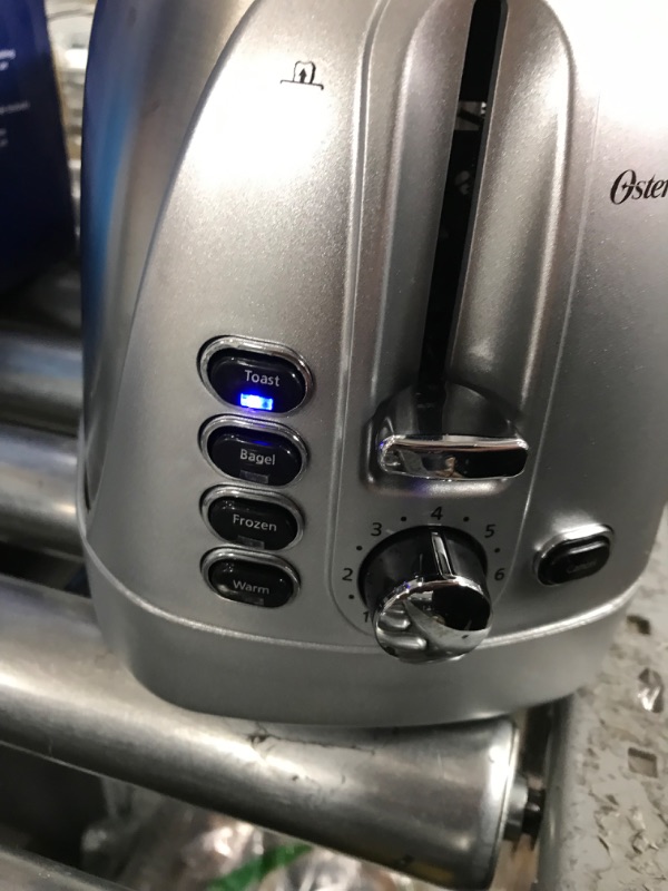 Photo 1 of Oster Long Slot 4-Slice Toaster, Stainless Steel (TSSTTR6330-NP)