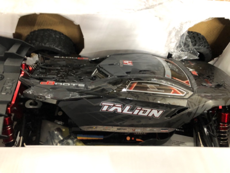 Photo 1 of ARRMA RC Truck 1/8 Talion 6S BLX 4WD Extreme Bash Speed Truggy RTR (Battery and Charger Not Included), Black, ARA8707