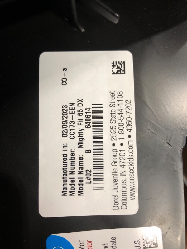 Photo 1 of Cosco Mighty Fit 65 DX Convertible Car Seat (Heather Onyx Gray)
