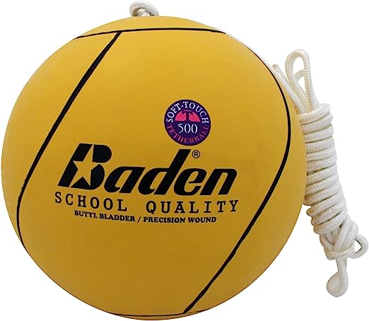 Photo 1 of Baden School Quality Tetherball Set - Soft-Touch Tetherball Ball and Rope
