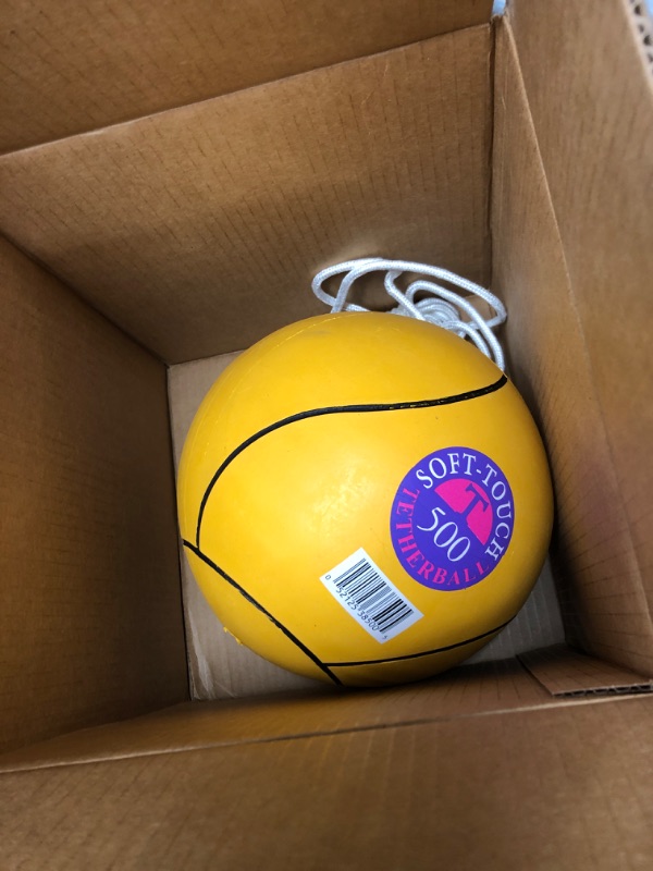 Photo 2 of Baden School Quality Tetherball Set - Soft-Touch Tetherball Ball and Rope
