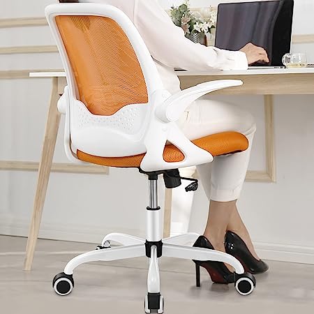 Photo 1 of KERDOM Office Chair, Ergonomic Desk Chair, Breathable Mesh Computer Chair, Comfy Swivel Task Chair with Flip-up Armrests and Adjustable Height
