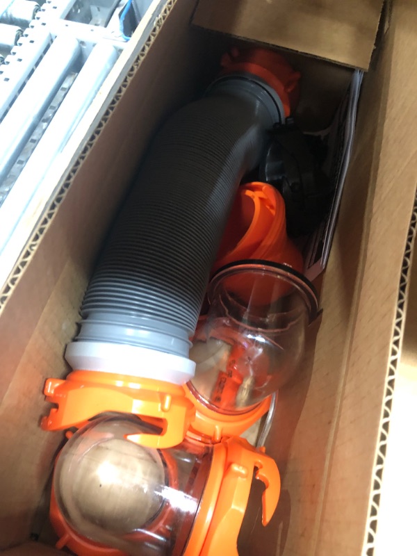 Photo 5 of Camco Rhino 28-Gallon Portable Camper/RV Tote Tank | Features Heavy-Duty No-Flat Wheels & Built-In Gate Valve | Includes Removable Steel Tow Adapter (39004)
