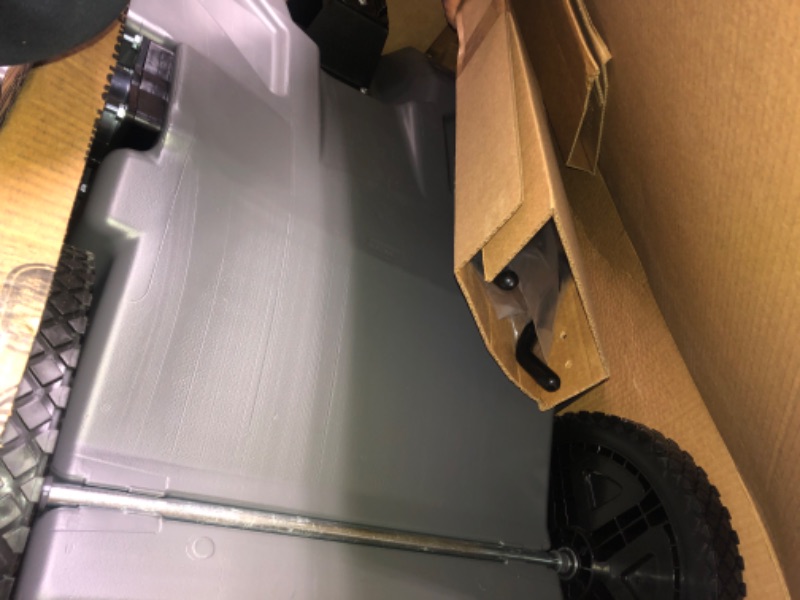 Photo 3 of Camco Rhino 28-Gallon Portable Camper/RV Tote Tank | Features Heavy-Duty No-Flat Wheels & Built-In Gate Valve | Includes Removable Steel Tow Adapter (39004)
