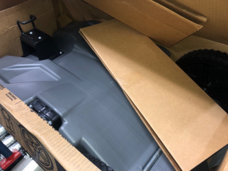 Photo 1 of Camco Rhino 28-Gallon Portable Camper/RV Tote Tank | Features Heavy-Duty No-Flat Wheels & Built-In Gate Valve | Includes Removable Steel Tow Adapter (39004)
