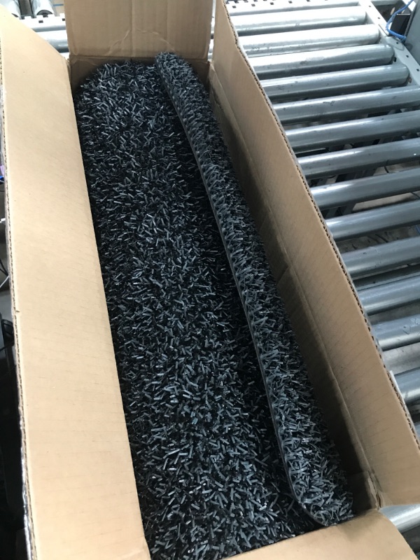 Photo 1 of 4'x8' Rectangle - Black Ice - Economy Indoor/Outdoor Carpet Patio & Pool Area Rugs |Light Weight Indoor/Outdoor Rug - Easy Maintenance - Just Hose Off & Dry! - 10 Colors to Choose from -VIT Black Ice 4 x 8
