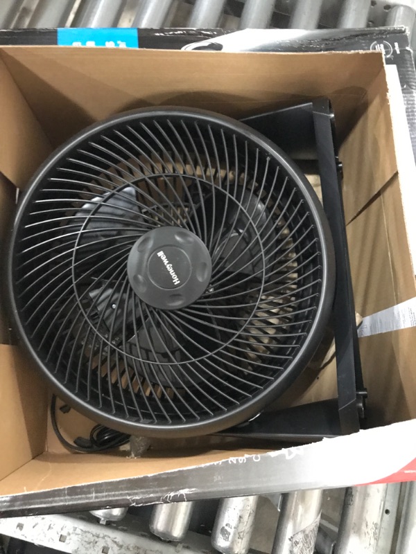 Photo 2 of 12 in. 3 Speed Whole Room Circulator Floor Fan