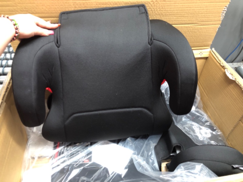 Photo 4 of Diono Cambria 2 XL, Dual Latch Connectors, 2-in-1 Belt Positioning Booster Seat, High-Back to Backless Booster with Space and Room to Grow, 8 Years 1 Booster Seat, Black 2020 Black