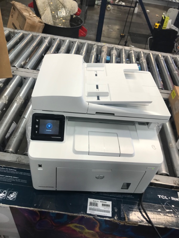 Photo 2 of HP LaserJet Pro MFP M227fdw Wireless Monochrome All-in-One Printer with built-in Ethernet & 2-sided printing, works with Alexa (G3Q75A) White
